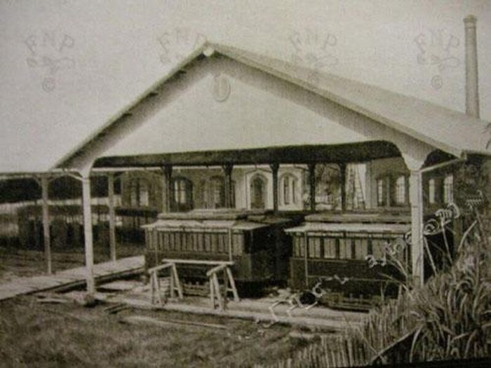 Xưởng tàu điện Thụy Khuê thường được gọi là Nhà máy tàu điện Thụy Khuê. Ảnh tư liệu