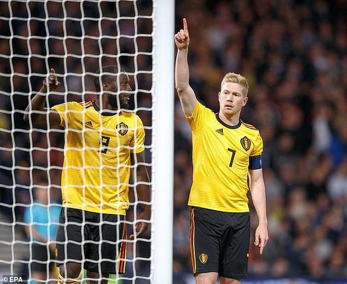 De Bruyne quá xuất sắc trước Scotland