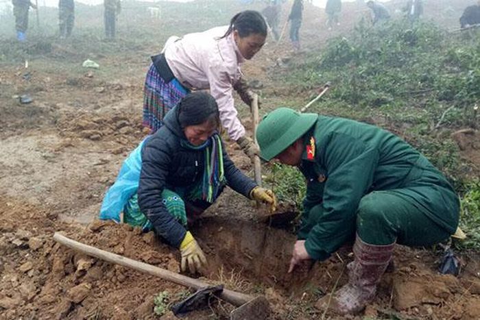 Cán bộ, chiến sỹ Ban CHQS huyện Mộc Châu