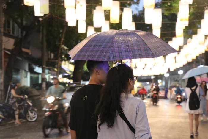 Những chiếc ô cũng đã được sử dụng