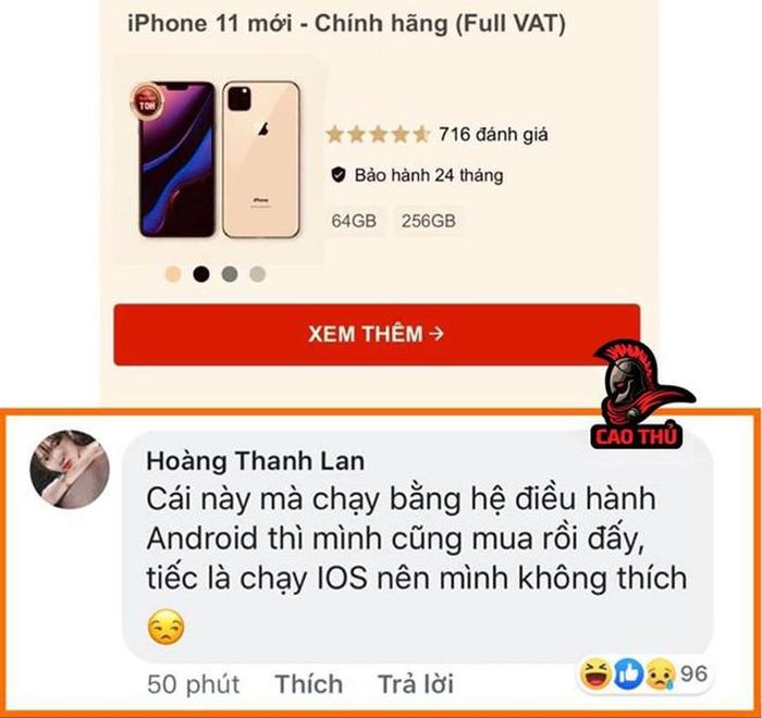 Dù đó là những lý do vô lý đi nữa thì cũng phải "dối lòng". Ảnh: Cao thủ.