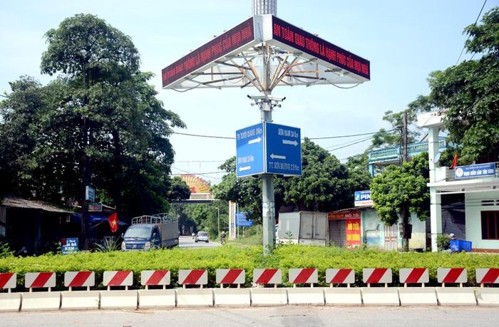 Hệ thống camera an ninh được lắp đặt tại các điểm, nút giao thông trên địa bàn huyện Sơn Dương.