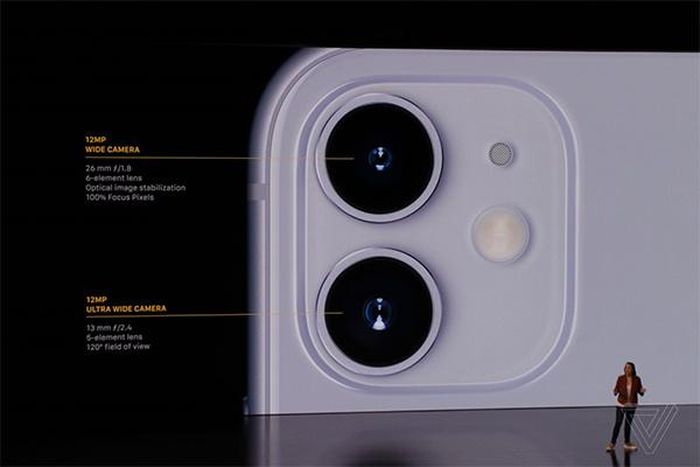 Cụm đôi camera trên iPhone 11 