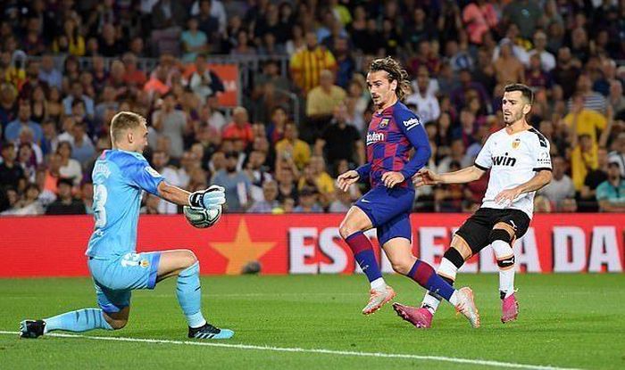 Griezmann thi đấu nỗ lực nhưng không ghi bàn trận này