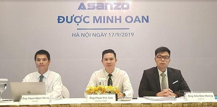 Asanzo tổ chức họp báo cho rằng mình được minh oan