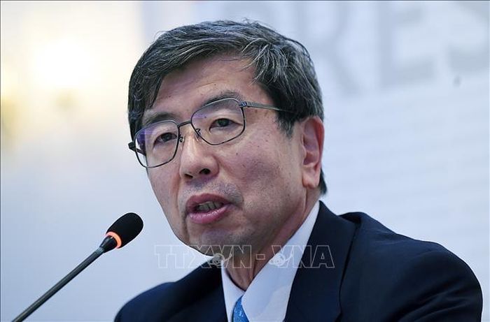 Chủ tịch Ngân hàng Phát triển châu Á (ADB), ông Takehiko Nakao. Ảnh: AFP/TTXVN