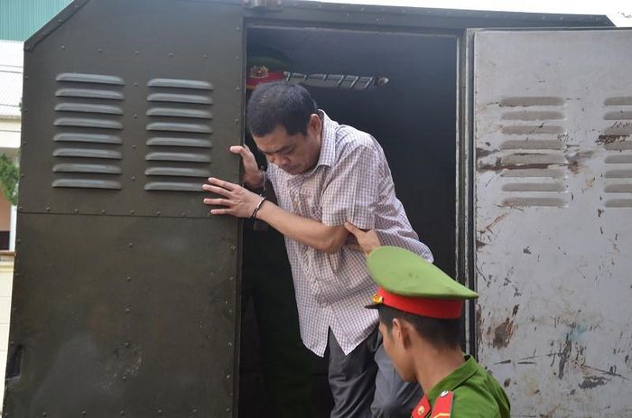 Bị cáo Nguyễn Thanh Hoài.