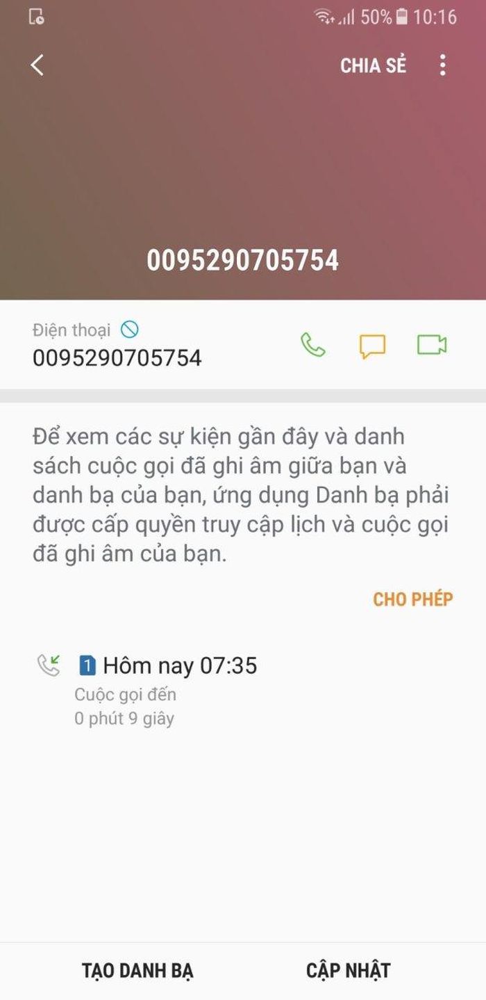 Các số điện thoại gọi đến anh T, chị H. để lừa đảo
