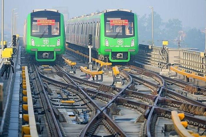 Dự án đường sắt Cát Linh - Hà Đông (ảnh: Toàn Vũ)