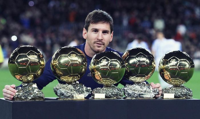 Messi có thể có Quả bóng Vàng thứ 6 trong sự nghiệp? Ảnh: Getty.
