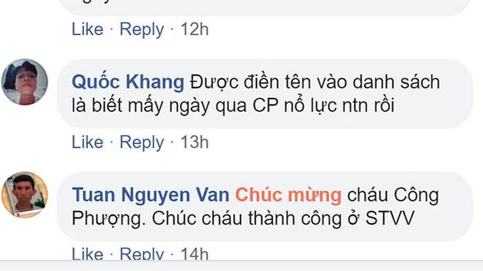 Được điền tên vào danh sách là nỗ lực rồi