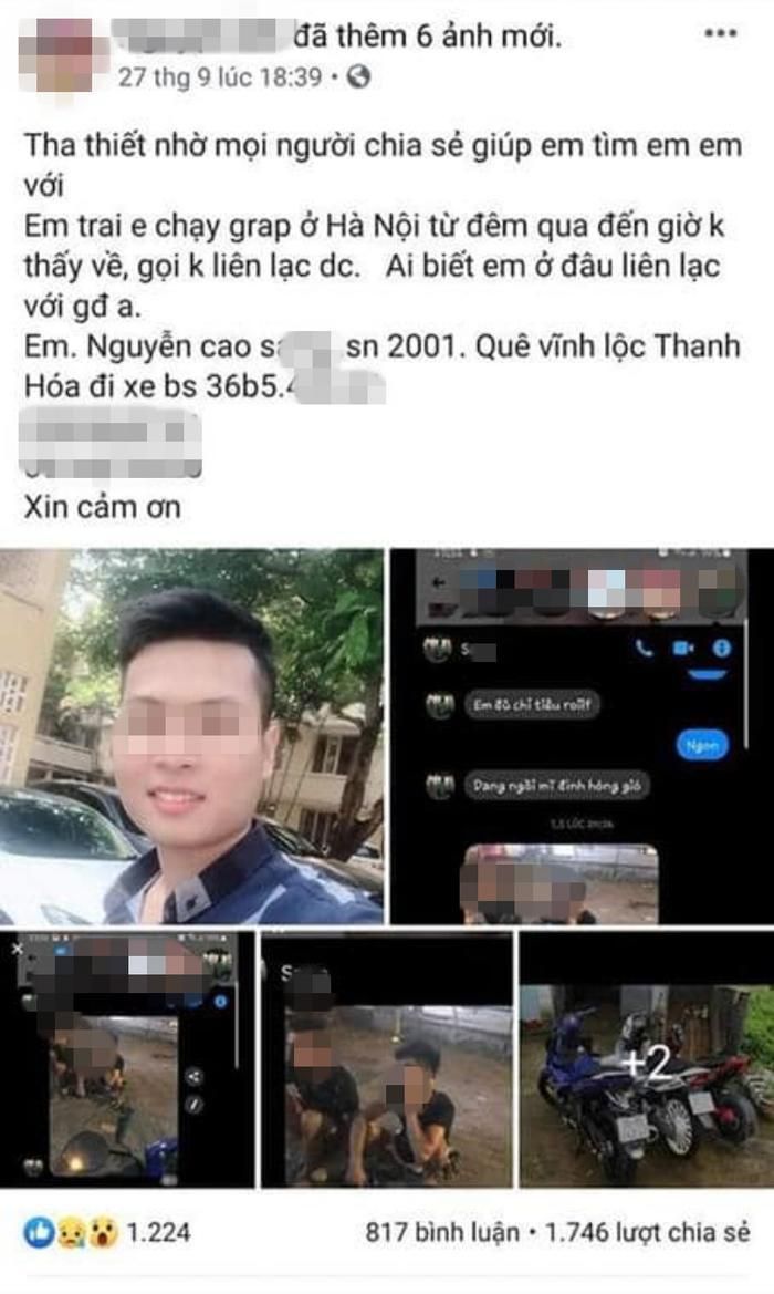 Dòng thông tin được đăng tải trên mạng xã hội