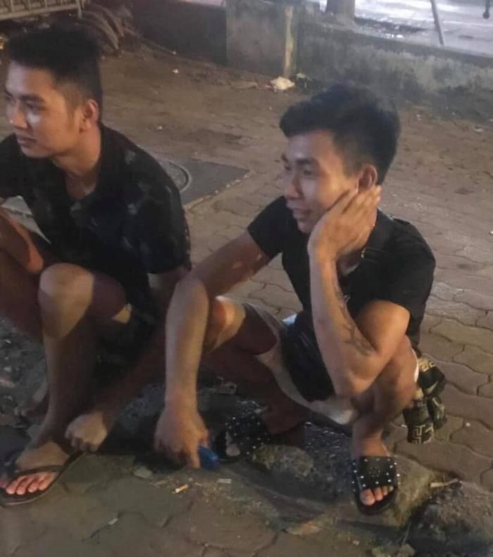  Hai nghi phạm được tài xế S. chụp lại trước khi bị sát hại. 