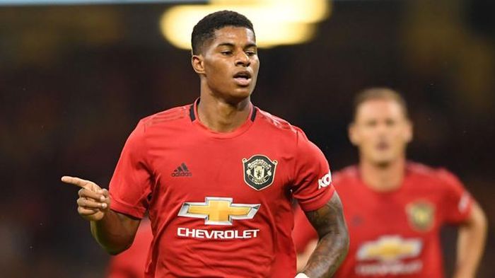 Phong độ của Marcus Rashford đang phập phù. Anh mới ghi 3 bàn và có 2 đường kiến tạo tại Ngoại hạng Anh. Ảnh: Getty Images.