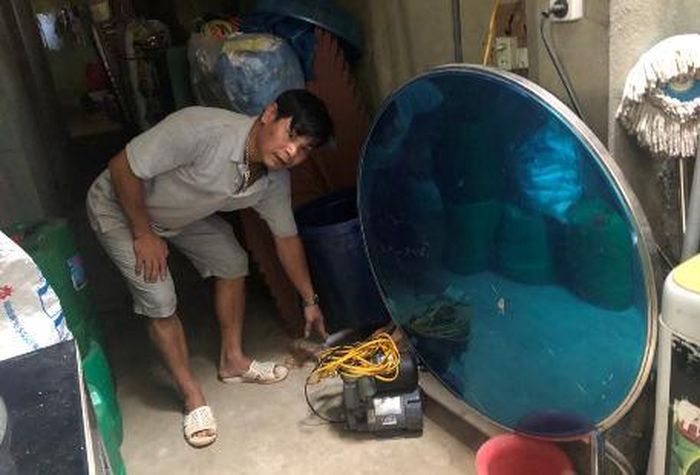  Nguồn nước ngầm của các hộ dân gần cây xăng bị ảnh hưởng không ai dám sử dụng