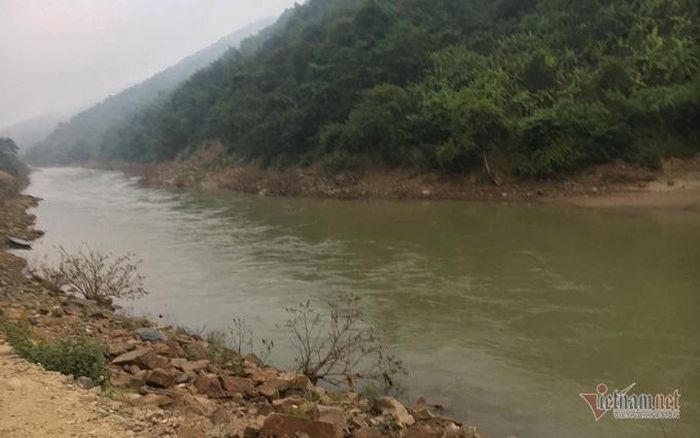 Sông Nậm Mô - nơi Mạnh liều mình cứu hai nạn nhân bị lũ cuốn.