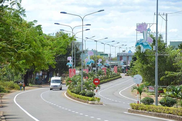 Một góc trung tâm huyện Ia Grai. Ảnh: L.T