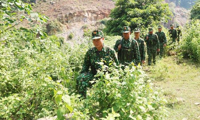 Trên cung đường tuần tra biên giới.