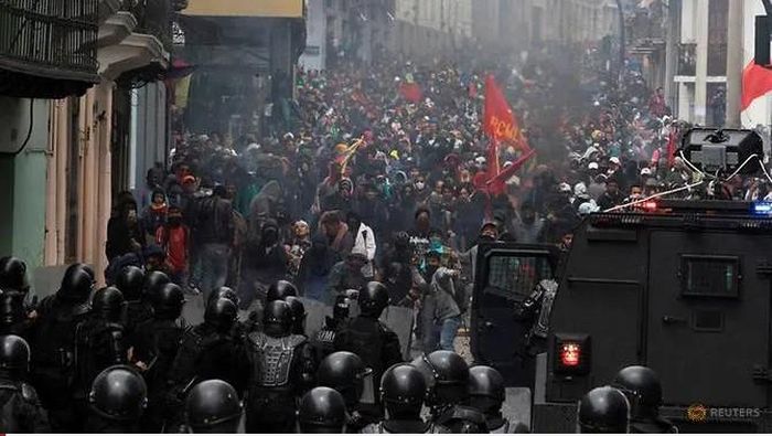 Đây là cuộc biểu tình tồi tệ nhất ở Ecuador trong nhiều năm qua. (Ảnh: Reuters)