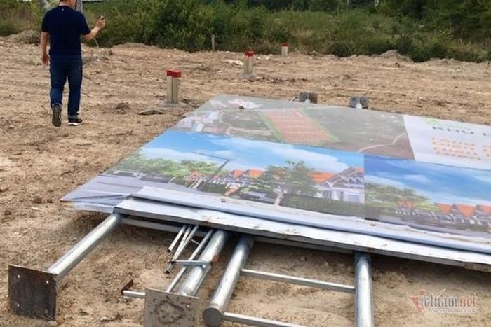 Dự án Sun Park cũng chỉ là bãi đất trống, đã được phân lô bán gần hết