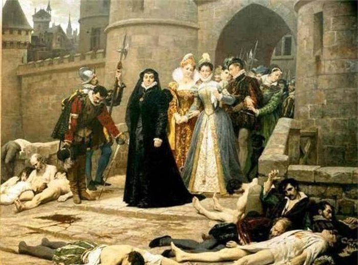  Ngày thảm sát Saint Bartholomew xảy ra vào năm 1572. Đây là kế hoạch của một nhóm với mục tiêu thực hiện các vụ ám sát nhằm kích động xảy ra một làn sóng bạo lực ở Cộng hòa La Mã. Mục đích của họ là nhằm vào người Huguenot (tín đồ Tin Lành ở Pháp) trong cuộc chiến tranh của tôn giáo. Theo ước tính, số người chết trong cuộc thảm sát đẫm máu giao động từ 5.000 - 30.000 người.