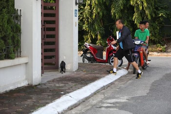 HLV Park được cho là người yêu động vật. Truyền thông từng bắt được cảnh chiến lược gia người Hàn chơi đùa cùng chú chó nhỏ này sau mỗi buổi tập...