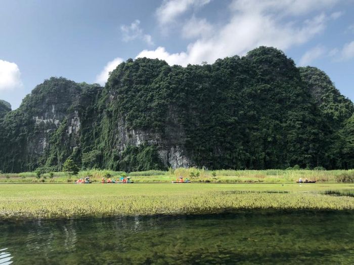 Một khung cảnh nên thơ mà du khách dễ bắt gặp tại Tràng An.