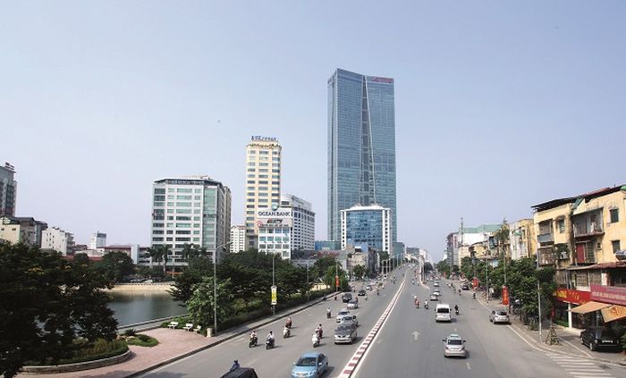  Tòa nhà Lotte, một trong những tòa nhà cao nhất Việt Nam.