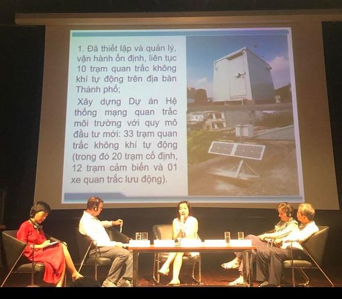 Tọa đàm ''Hà Nội - Paris: Có biên giới nào cho ô nhiễm không khí''.