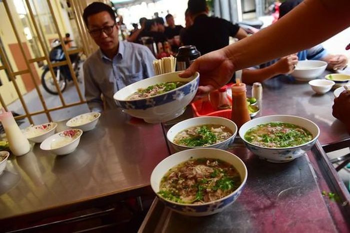 Phở Dậu ở đường Nam Kỳ Khởi Nghĩa, TP.HCM - Ảnh: QUANG ĐỊNH