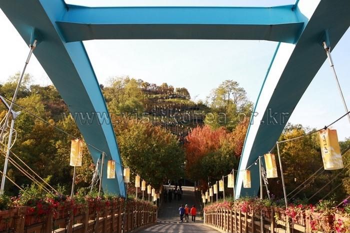 Trên đường leo núi bạn sẽ được chìm đắm trong cảnh lá vàng lãng mạn