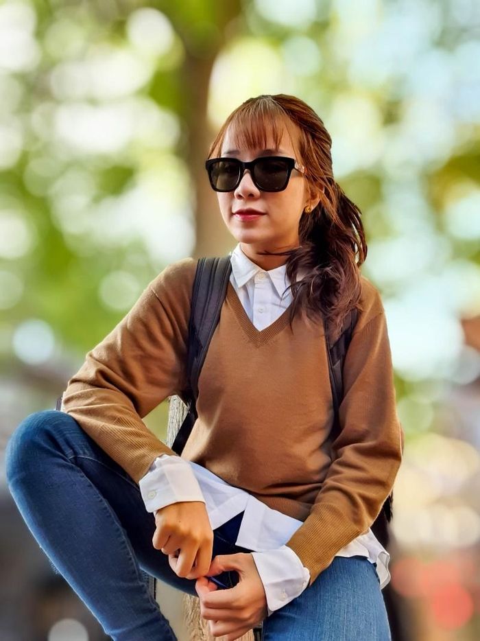 Bạn cũng có thể tự chụp ảnh chân dung của mình lung linh với chế độ chụp ảnh Live Focus. Ngọc Vy cho biết, Note10 xử lý ảnh xóa phông khá tốt, rõ nét, cho bokeh đẹp như ống kính chụp chân dung chuyên nghiệp. 