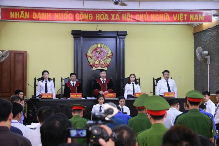  Phiên tòa xét xử sơ thẩm vụ gian lận thi cử 2018. 