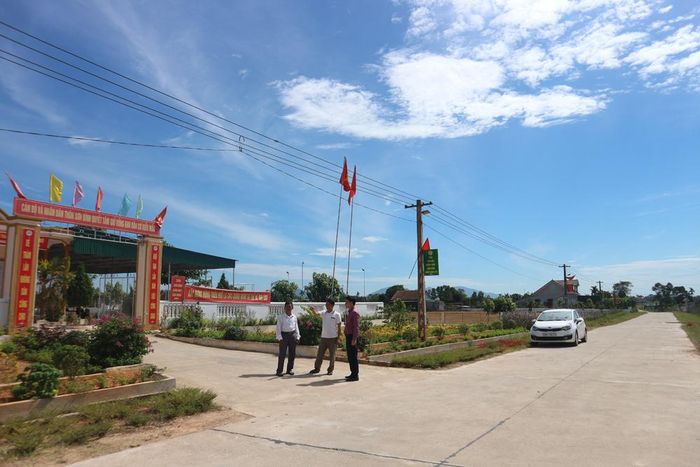 Khu dân cư kiểu mẫu ở Can Lộc.