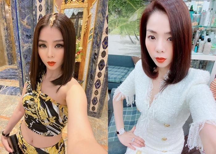 Lệ Quyên tạo dáng chụp hình khoe khéo vòng eo thon gọn cùng gương mặt nhỏ nhắn của mình.