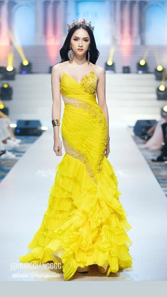 Khoảnh khắc đẹp của Hương Giang ngay lập tức nhận được nhiều tình cảm của người hâm mộ.