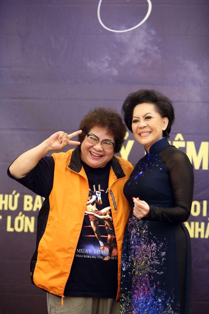 NSƯT Minh Vượng và danh ca Giao Linh - Ảnh: Huy Thông