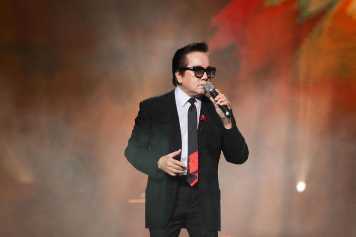Elvis Phương làm khán giả xuýt xoa vì ở tuổi ngoài 70, nhưng chất giọng của nam ca sĩ vẫn tràn đầy nội lực, mạnh mẽ dường như không tuổi. Ông đưa khán giả hoài niệm về thập niên 1970 với loạt sáng tác đình đám một thời “Linh hồn tượng đá” (Lê Minh Bằng), “Tôi muốn”, “Yêu người yêu đời”, “Thương lắm ngày mưa”.