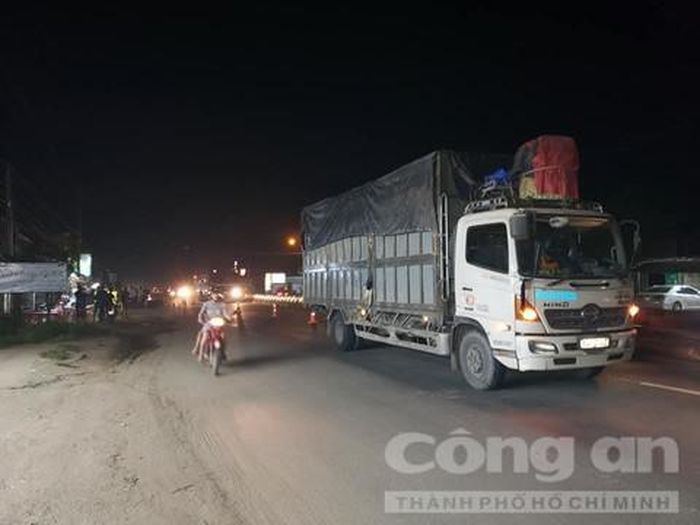Hiện trường vụ tai nạn.