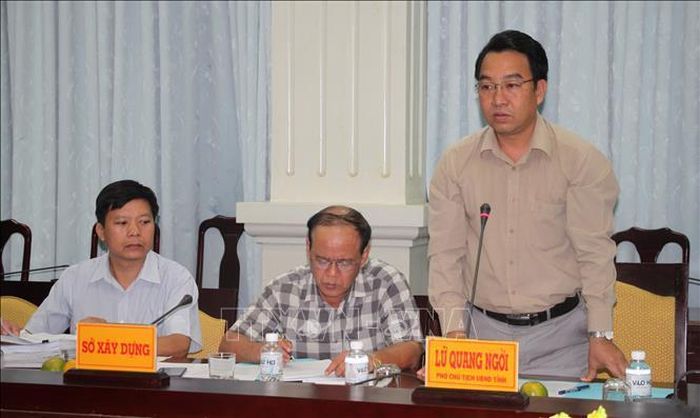 Ông Lữ Quang Ngời, Phó chủ tịch phụ trách UBND tỉnh Vĩnh Long. Ảnh: TTXVN