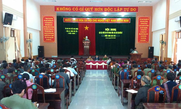 Quang cảnh buổi gặp mặt. Ảnh: Thúy Điểm