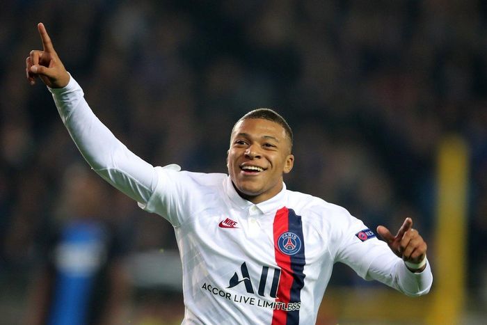 Mbappe vừa ghi hét-trick vào lưới Clun Bruges