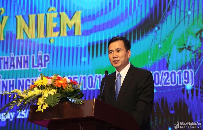 Đồng chí Bùi Thế Duy - Thứ trưởng Bộ KH&amp;CN phát biểu tại Lễ kỷ niệm. Ảnh: Đào Tuấn