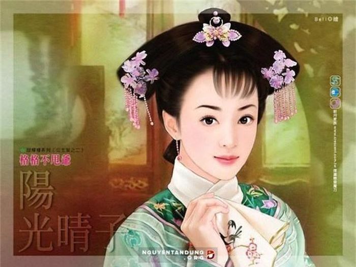 Thân thế của Đổng Ngạc Thị cũng nhuốm màu huyền bí. Có chuyện giải thích nàng chính là nàng Đổng Tiểu Uyển - một trong 8 người đẹp nổi tiếng ở Tần Hoài. Chuyện thì kể nàng vốn là vợ một người lính Mãn Châu chết trận. Cũng có thuyết giải thích rằng Đổng Ngạc Thị vốn là em dâu vợ của Tương vương. Hiện nay cũng không tìm thấy bất kì một tranh vẽ nào về nàng Đổng Ngạc Thị nên nhan sắc của nàng thế nào mọi người có thể thoải mái tưởng tượng. Nhưng theo ghi chép trong “Thanh sử cảo hậu phi truyền” thì nàng là ái phi được Thuận Trị sủng ái nhất. Ảnh minh họa Đổng Ngạc Thị.