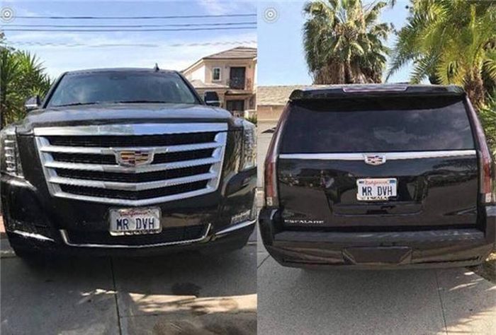 Đây là một chiếc Cadillac Escalade ESV Platinum. Chiếc xe này có giá khoảng 7,5 tỷ đồng sau khi nhập về Việt Nam.