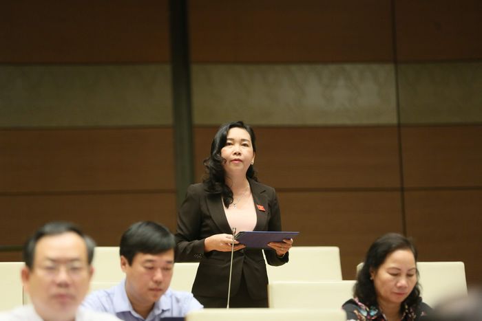 Đại biểu Lý Tiết Hạnh. Ảnh Ngọc Thắng