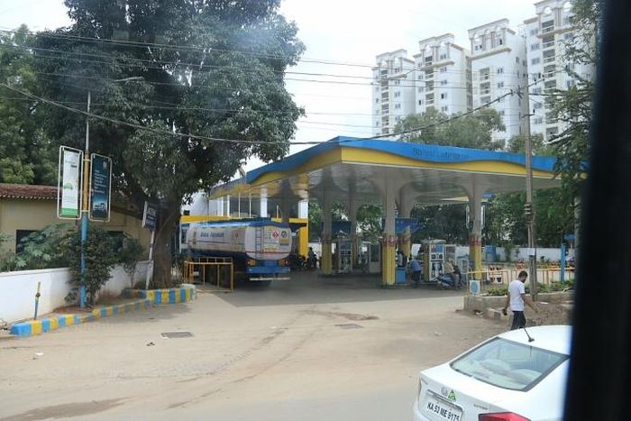 Trạm cung cấp xăng ở Bangalore