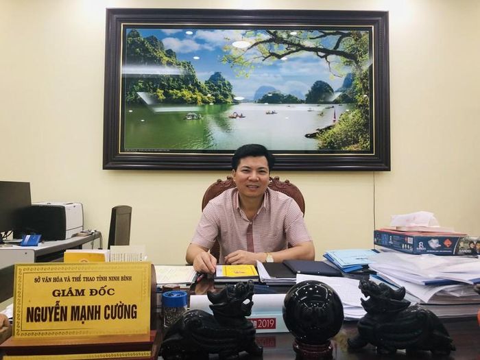  Giám đốc Sở Văn hóa &amp; Thể thao tỉnh Ninh Bình Nguyễn Mạnh Cường