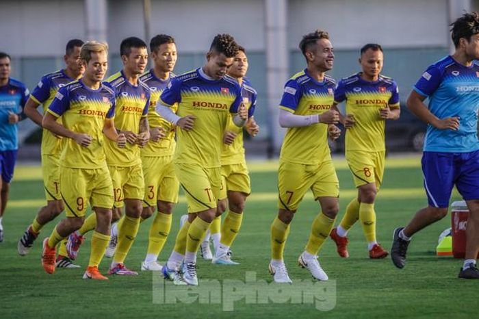 Giáo án chiều nay của đội tuyển Việt Nam khá nhẹ nhàng.