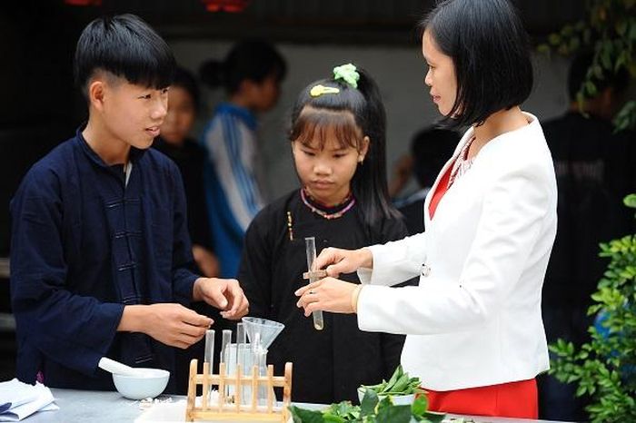 Những giờ học sinh thực của cô và trò.